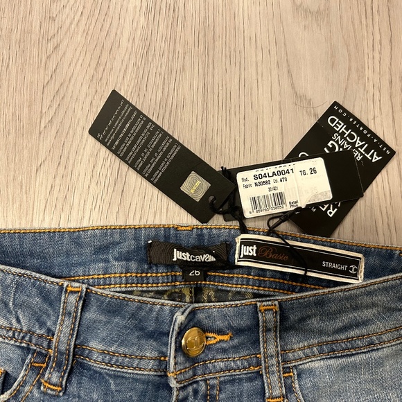 New just cavalli jeans size 26 - Picture 5 of 8